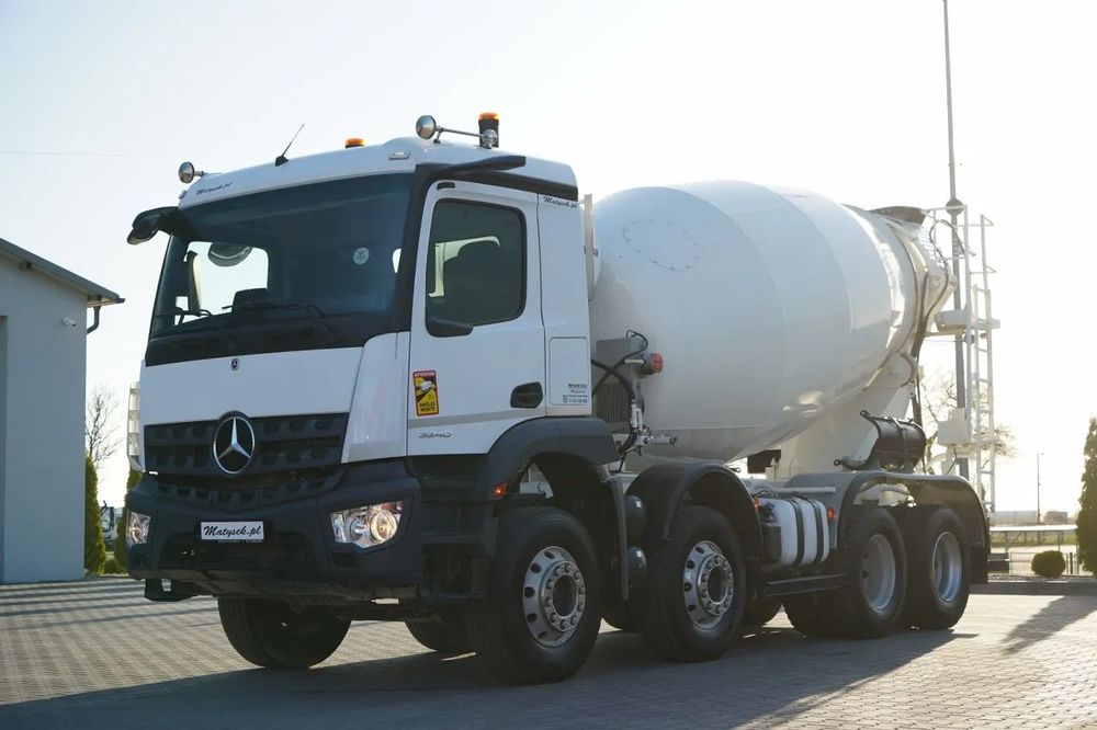 Mercedes-Benz AROCS 3240 / 9M3 BETONIERĂ / 8x4 / BETONIERĂ / AUTOMATĂ / CAMERĂ / JANTE DIN ALIAJ