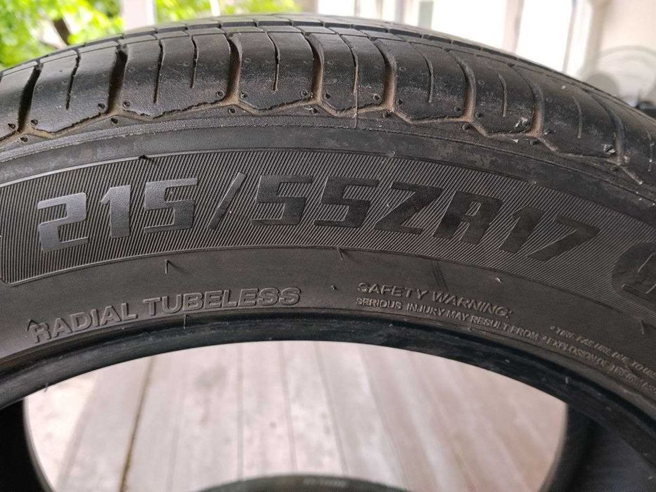 Б/У автошина 215/55 R17  идеал холатда