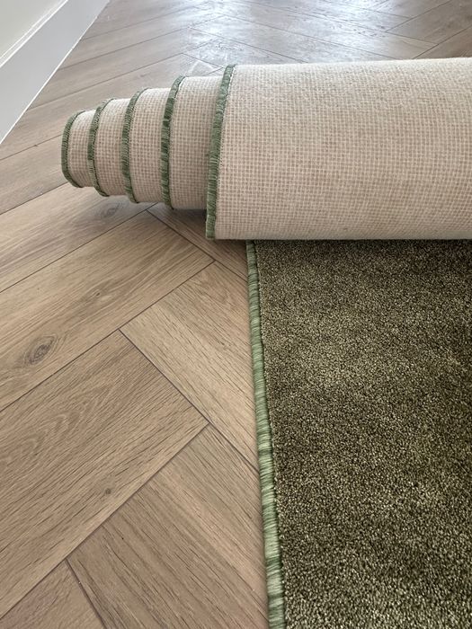 Чисто нов килим 240×340 см – маслинено зелено (Sage Green)
