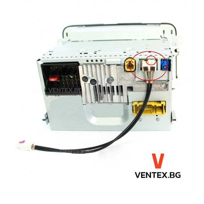 Преходна букса за антена RCD510 Passat Golf Tiguan Jetta пасат голф