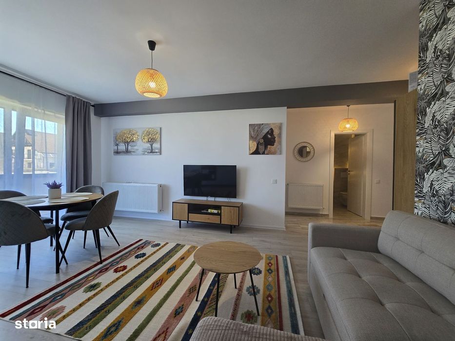 Apartament 2 camere complet mobilat utilat prima inchiriere