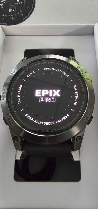Нов Garmin Epix Pro Sapphire Titanium