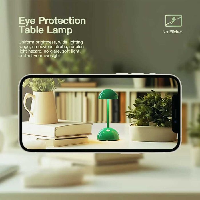 Lampa de masa/ birou wireless cu lumina dimabila si reglabila