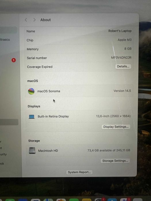 MACBOOK AIR 13" 2024 M3