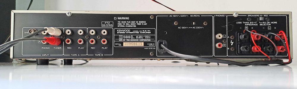 Amplificator Vintage Kenwood KA-71 – Tranzistori Sanken – Japan