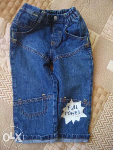 Дънки Чико с подплата - 86см, 18мес