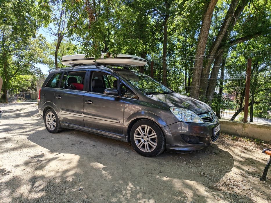 Opel Zafira 1.7 CDTI 125 CP  Motor Isuzu 7 locuri + 1 turbină de rezervă + 1 set de jante cu cauciucuri de iarnă montate +  portbagaj auto extern