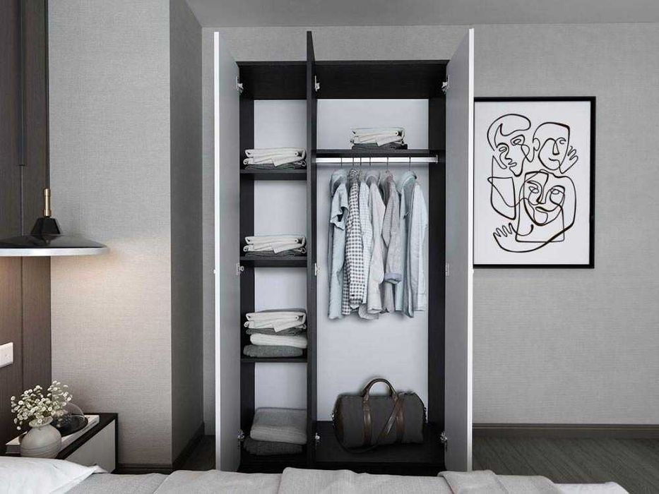 Set Dormitor Mario 3U 4 piese Tapitat Wenge