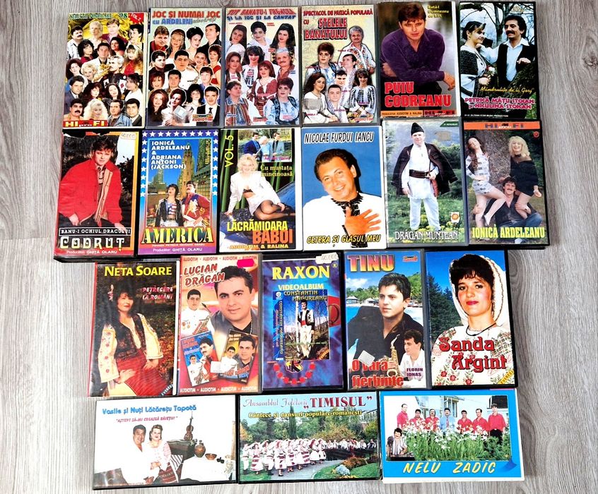 Casete video VHS populara banateana