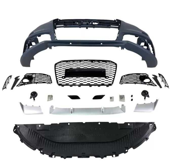 Предна броня за Audi A6 2011г-2014г RS6 Design с отвори за парктроник