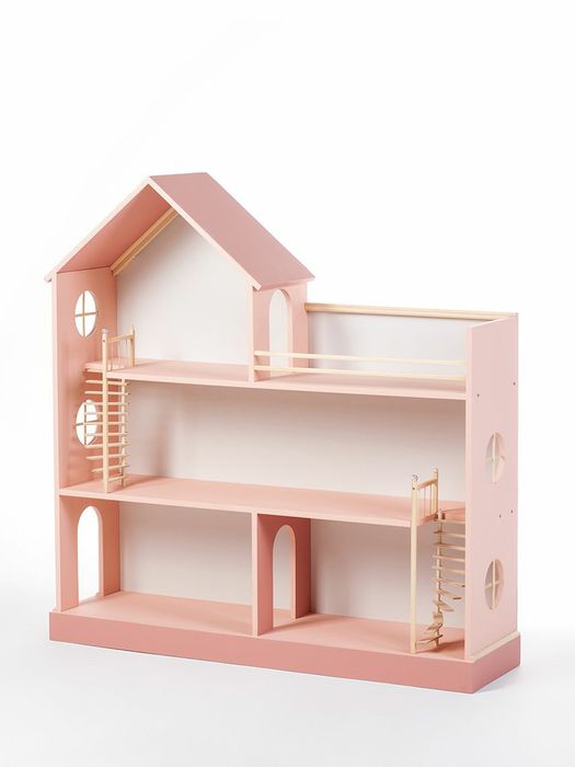 Качественный кукольный домик в стиле хайтек из 12 мм мдф