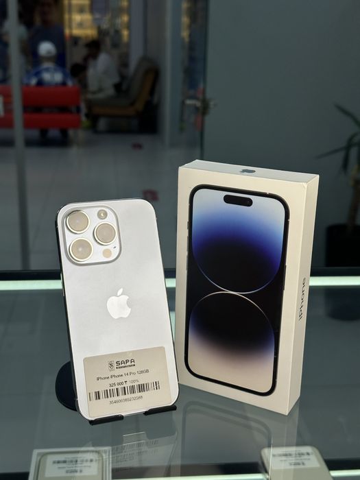 iphone 14 pro silver отличный :}•