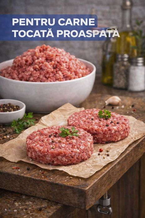 Masina manuala de tocat carne nr. 8 din aluminiu rezistent