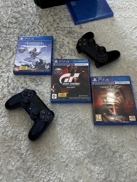 Sony PlayStation 4 slim 1tb +игры