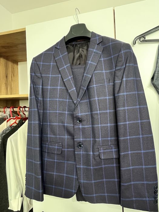 Sacou si pantaloni de stofa