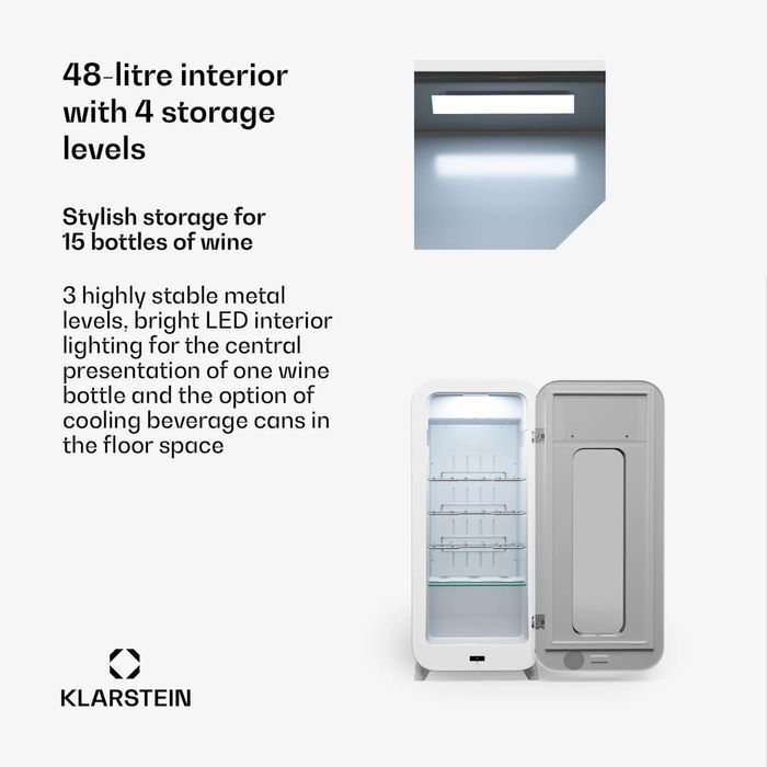 Klarstein Shiraz 15 Uno, охладител за вино