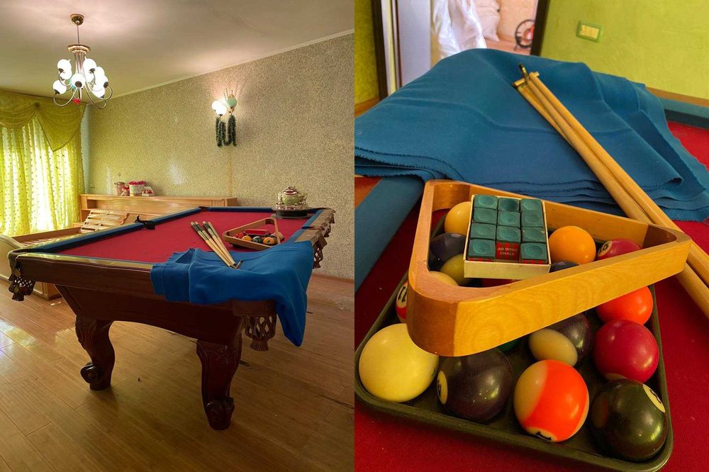 Schimbare postav mese de biliiard, tacuri si varfuri / creta biliard