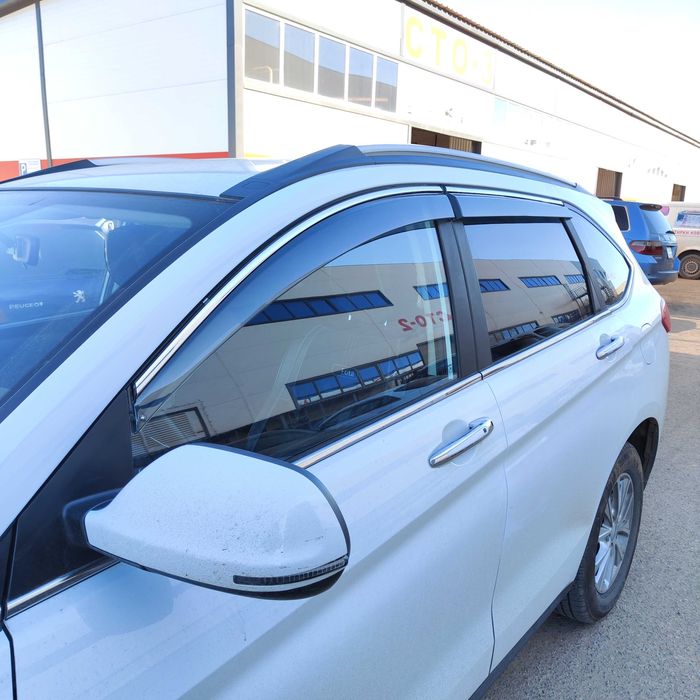 Ветровики (Дефлекторы) Хром молдинг для Haval M6 (2017-)  Астана