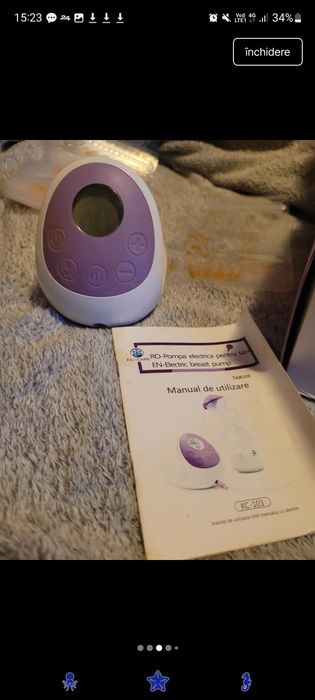 Pompa san electrica Kidscare +10 pungi stocare lapte