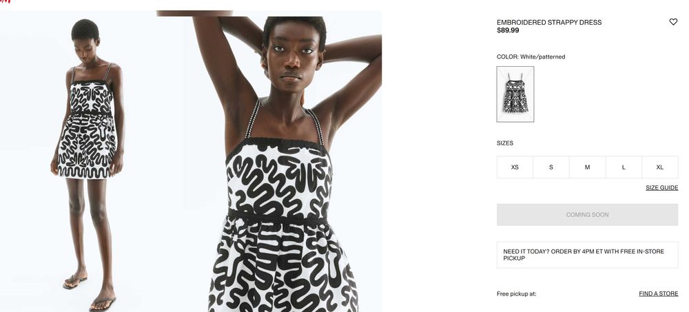 Новые платья с вышивкой H&M, размер М ( 46/50) и L (50/54)