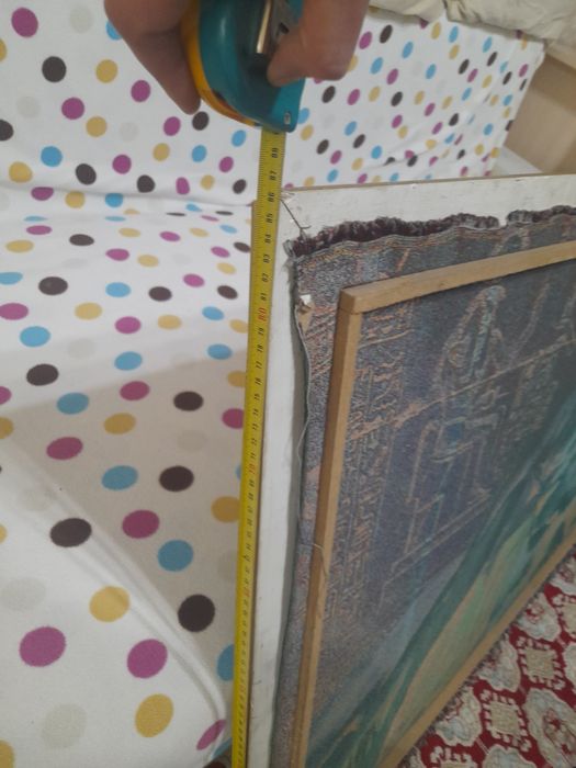 Большая тканевая картина