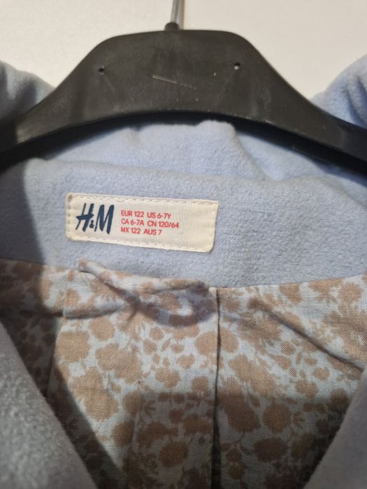 Палто H&M 122, 6-7 г.