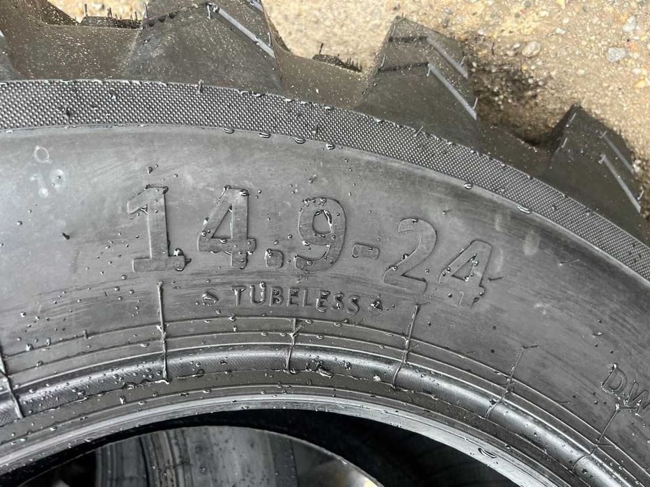 14.9-24 ANVELOPE NOI GRI cu garantie cu 12 pliuri pentru buldo