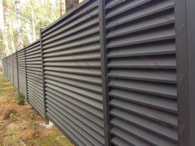 Забор жалюзи еврозабор