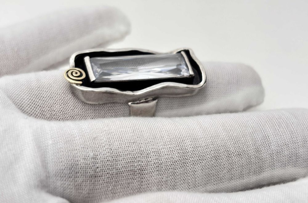Дамски Сребърен Пръстен (проба 925)- 12,83 грама, Hadar Designers-Израел