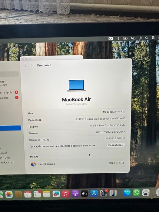Iphone MacBook Air M1 2020