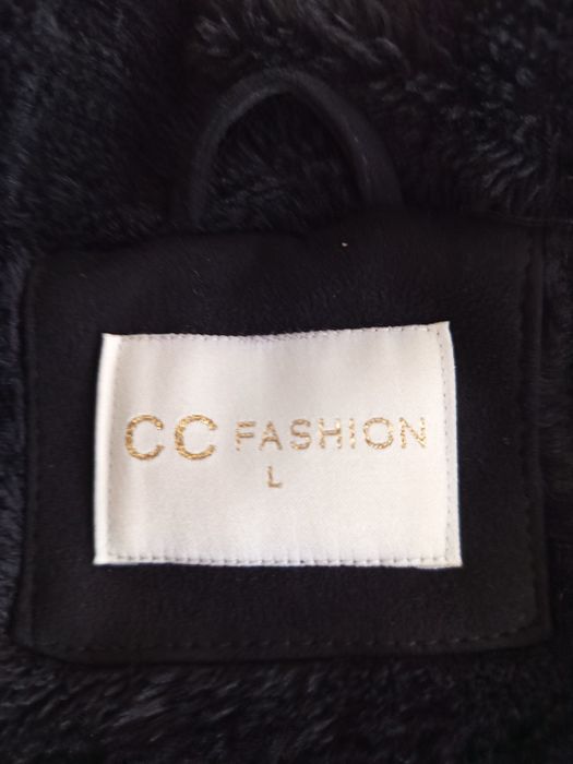 Дамско черно дълго  яке