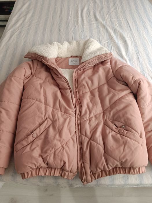 Пухено яке с висока яка