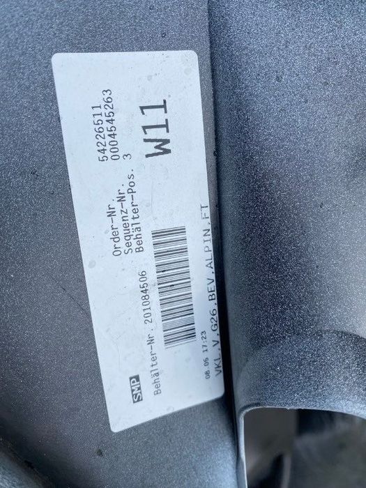 Bara fata BMW I4 G26 2021-2024 gauri pentru senzori 6 cod intern:VB7