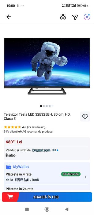 Tv led Tesla HD non Smart 80cm