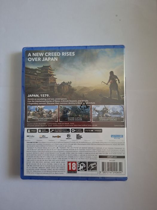 Assassin's Creed Shadows PS5 SIGILAT | Nou | Ubisoft
