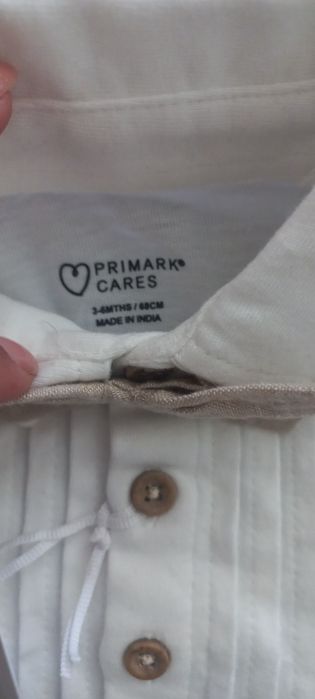 Ново памучно боди с папийонка Primark