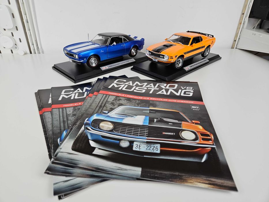 Vand colectie machete auto Camaro vs Mustang scara 1:18