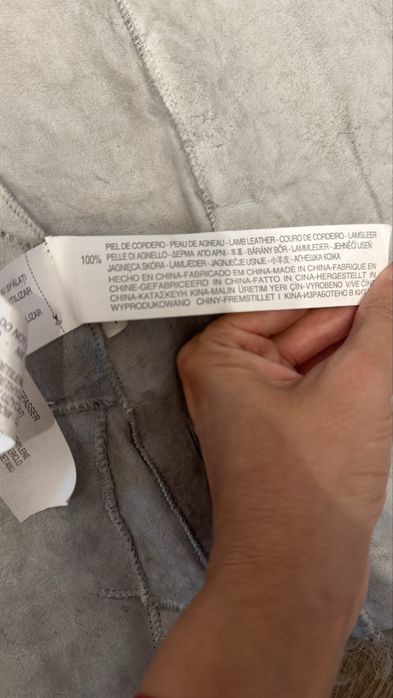 Vesta blana naturala