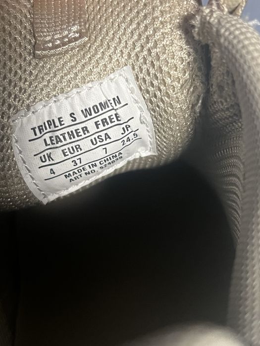 Adidasi Balenciaga Triple S Tan Piele Premium  / 2026