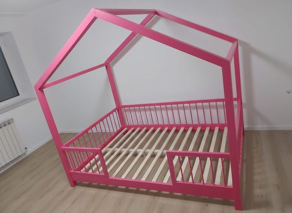 Pat Montessori copii din lemn masiv – la comandă | Livrare în toată ța