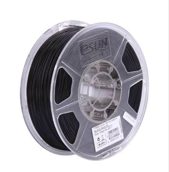 Пластиковая нить , PLA 1.75 черная, ESUN для 3D принтера