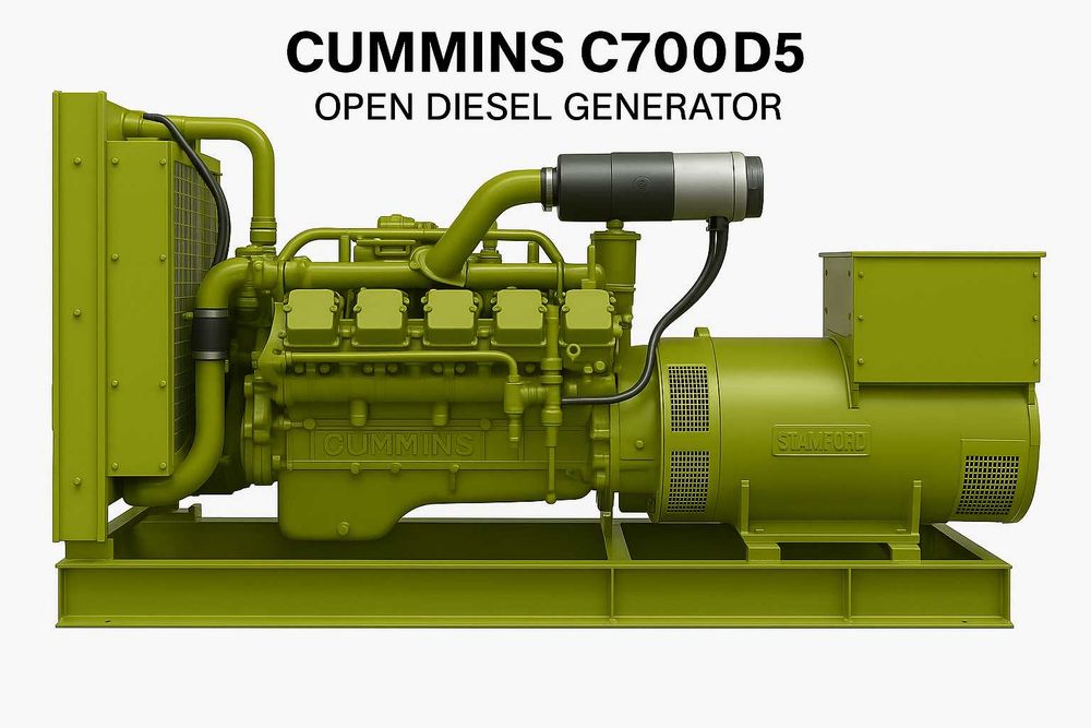 ДЭС Cummins Power Generation C700D5  (2003 г. оригинал США/UK)