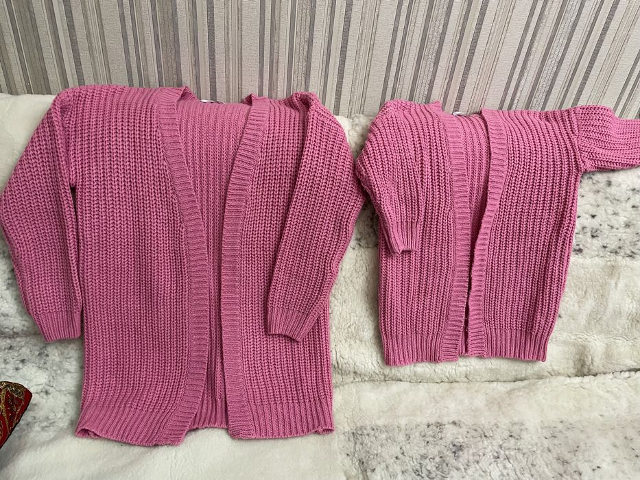 Кардиган мама и дочь