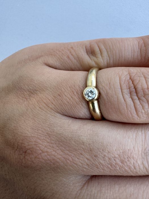 Inel din aur si diamant