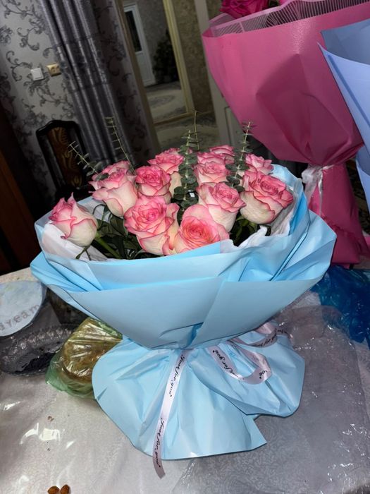 Свежый роза 15 штк, 25 штк