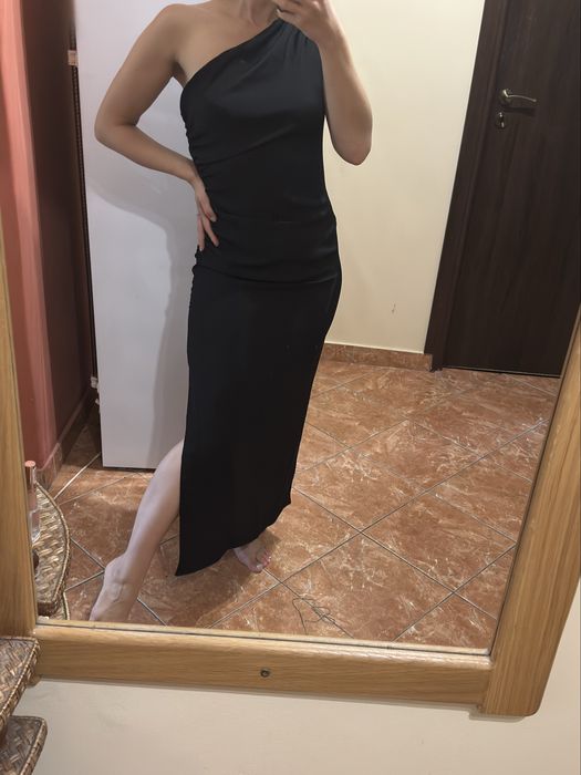 Rochie cu deschidere laterala, adimetrica, M, Mango, cu eticheta