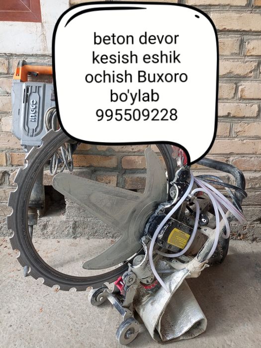 Beton devor teshish xizmati