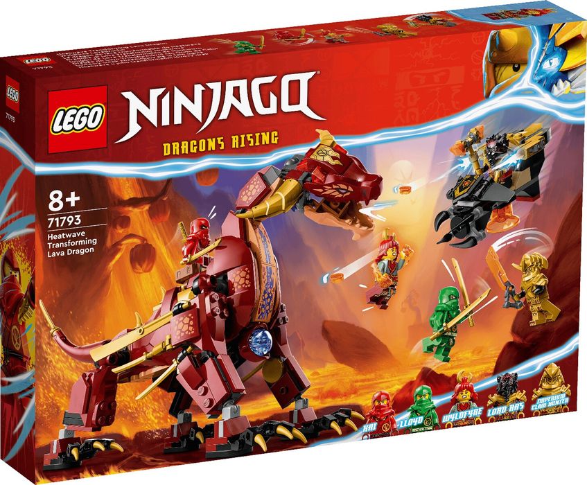LEGO Ninjago 71793 (Лавовый дракон-трансформер Жаробор)