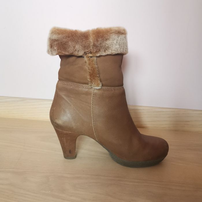 Кожени боти на ток