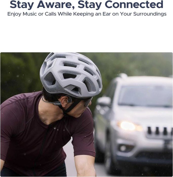 Слушалки DOOGEE с костна проводимост, спортни Bluetooth слушалки